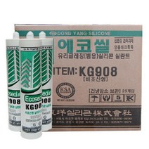 동양 무초산 실리콘 실란트 범용 유리글레이징 270ml 실내용 1박스 25입, 오크