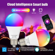 스마트전구 LED IOT Tuya WiFi 똑똑한 Led 램프 전구 조광 LED 15W RGBCW 가정 생활 APP 통제는 Alexa Goog, B22 15W
