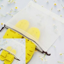 TYDL 반투명 끈 파우치 XL