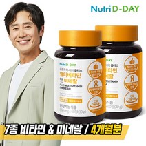 기타 뉴트리디데이 NEW 플러스 멀티비타민 앤 미네랄 2병, NEW 플러스 멀티비타민앤미네랄 2병