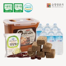 순창장본가전통식품 순창장본가 메주세트(누름독22L+메주 5kg+천일염3kg+건고추+대추+순창샘물 2LX6), 단일옵션