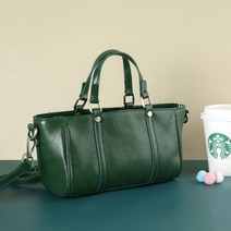 패션 토트크로스 가죽 데일리 백 여성가방 FC 잡화 gjtjgjtj*6219545LT, 딥그린
