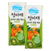 동원 청미채 20가지 과채주스 그린 200ml x 24팩, 200ml X 24개