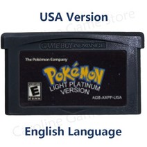 GBA 게임 포켓몬 시리즈 32 비트 카트리지 비디오 콘솔 메모리 카드 클로버 라이트 플래티넘 Korosu Flora GBASP NDSL, [11] Frigo Returns
