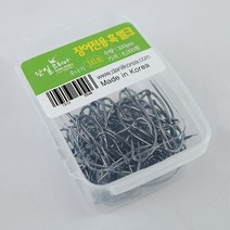 장어 낚시 바늘 벌크 100개입 14호~16호 우나기 바늘 채비, 장어훅벌크 15호(100개입)