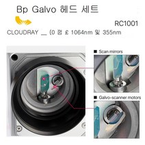 Cloudray 파이버 레이저 스캐닝 갈보 헤드 세트 전원 공급 장치 포함 검류계 10.6um 355nm RC1001, 02 1064nm