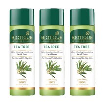 바이오티크 Biotique 티트리 토너 티트리 스킨 중성/지성용 120ml x 3개
