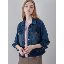 올리비아로렌 여성용 배색 포인트 데님자켓 VOBMJYF7451