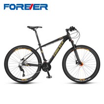 포에버 영구 브랜드 Shimano 30단 m6000 키트 산악 자전거 남성 가변 속도, 블랙 골드, 27.5인치