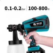 케이알디 자동뿌리고 스프레이건 뿌리고 자동 도색, 스프레이건 총 4개의 노즐