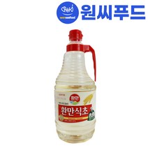 원씨푸드 롯데 환만식초 페트병 1.8L 롯데푸드