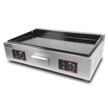전기 호떡기계 대형 프라이팬 상업용프라이팬 철판구이, 02. 전열 4 4KW 820C 법랑  73 x M