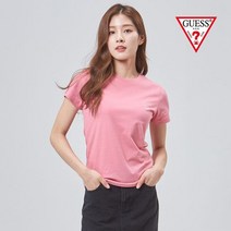 [게스] 여성 미니무테삼각 반팔티 OM2K0563