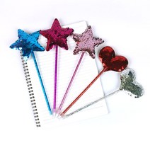 하트 별 스팽글 볼펜 5종세트, 하트스팽글볼팬5종세트