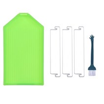 보석십자수 도안비즈 DIY 페인팅 공예 도구 각진 팁 포인트 드릴 펜 키트 조명 드릴, 에이-그린 1set