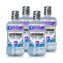 [NEW 충치케어] 리스테린 토탈케어 캐비티케어 마일드 구강청결제, 4개, 750ml