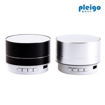 액센 BS08 무드램프 블루투스 스피커 컴팩트 스피커, 블랙