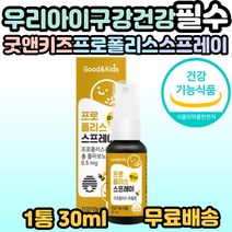 굿 앤 키즈 어린이 유아 프로폴리스 스프레이 30ml, 1개, 1통(30ml)