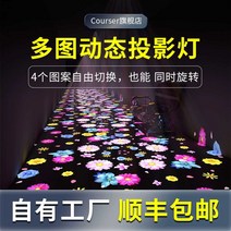 고보라이트 미디어파사드 조명간판 바닥 로고프로젝터, 40와트/동적/사진 회전판 4개/방수 아님