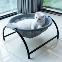 애구애구 강아지 고양이 침대 해먹 둥지, 그레이