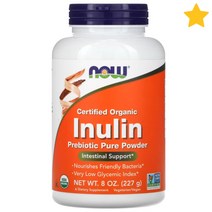 나우푸드 Organic Inulin Prebiotic Pure Powder 227g, 1개, 기본