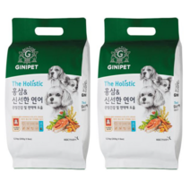 지니펫 전연령용 홀리스틱 강아지 사료 2p, 6개, 1.2kg