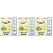 캘리포니아골드뉴트리션 CGN 락토비프 프로바이오틱스 300억 유산균, 60정, 4개