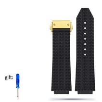 Hublot 위블로 시계 호환 빅뱅 실리콘 러버 워치 밴드 우레탄 스트랩 루버 시계줄 25x19mm