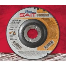 통합 연마재 22040 - 눌려진 중앙 휠 - 78인치 비스레드 아버 5인치 휠 직경 유형 27 24 그릿 12200 rpm 15개 팩