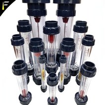 유량계 조절 플라스틱 튜브 로터 LZS-15/25/32/40/50/65 플로트 액체 유량계, 19 DN65 5-25m3 H