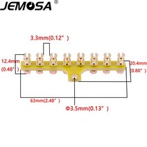 스피커 악세사리 용품 컴퓨터 카오디오 5PCS DIY 프로젝트 오디오 태그 스트립 보드 터렛 터미널 빈티지 튜, [02] T-8P