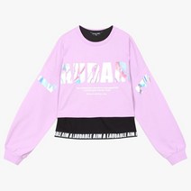 더데이걸 NC경산[겨울맨투맨]주니어 여학생 여아 아동 키즈 소녀 여자애 초등학생 언니 유아동 어린이 어린아이 여자애 스우파 댄스 캠핑겨울나기 따뜻한 배꼽티 나시세트 홀로그램 맨투맨