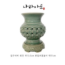 [나라아트] 난화분 모음 난 화분 동양란, 12. 투각청자분(소)랜덤
