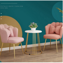 리본 화장대 의자 네일아트샵 의자 인테리어 소품 예쁜의자 북유럽, N, 1개