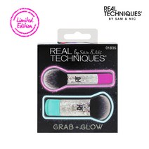 리얼테크닉 홀리데이 그랩 + 글로우 (특가) / 페이스 멀티 세팅 블러셔 파우더 컨투어링 아이쉐이드 쉐딩 치크 브로우 피니싱 세안 에어 스펀지 퍼프 베이스 브러쉬, 단품, 단품