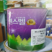 KCC 센스멜골드 백색 무광 1L 목재 철재용 에나멜페인트 유성