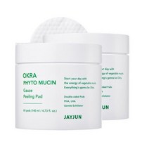 [제이준 공식판매처] 오크라 피토 뮤신 거즈 필링 패드 60매 x2개 (유통기한:20230903), 1
