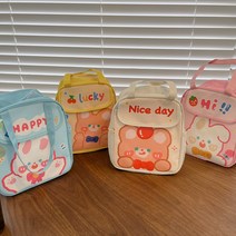 맘스아미 캐릭터 피크닉 보냉백 소풍가방 도시락가방 런치백, 스카이