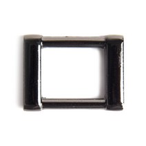 각 폴 사각링 15MM - 흑니켈, 단품