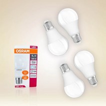 OSRAM LED 전구 8W 4PK - 전구색