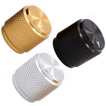 13x13mm 알루미늄 손잡이 모래 돌풍 널링 손잡이 솔리드 가공 금속 손잡이 전위차계 손잡이 볼륨 오디오 조, 02 Gold