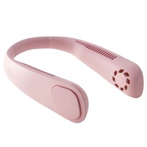 BBB트리플블랙 휴대용 넥밴드 목걸이 선풍기 목선풍기 윈드밴드, 핑크
