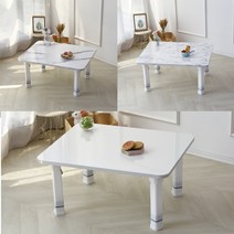 아소르띠 디오 국산 접이식 4단 높이조절 좌식 테이블 식탁 거실 소파 커피 좌탁 마블 밥상, 프레쉬민트