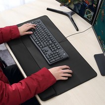 마우스패드 손목보호 키보드패드 장패드 손목 팔꿈치 쿠션 게이밍, 손목보호 장패드_대형(57x37)