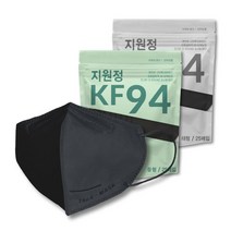 블랙마스크 귀안아픈 숨쉬기 편한 KF94 새부리형 벌크형 지원정 블랙 마스크 대형 중형 25매입 2팩 50매, 블랙 중형50매
