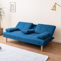 노아가구 이루와쇼파베드 패브릭쇼파베드 가죽쇼파베드, 이루와쇼파베드-블루