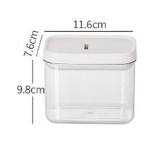 원두보관 Kitchen Airtight Jar Grain Storage Box Household Food Snack Bottle Storage Tank Fresh-keeping T, [01] 500ML