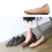 티투알 4.5cm키높이 여성 수제화 플랫슈즈 펠로우 W36 5컬러