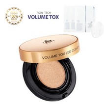 [단독 정품] 파이온텍 파이진 볼륨톡스 LED 쿠션+닥터스피지에이 마스크팩 3매 단독 증정! 3중 기능성 밀착커버 볼륨 광채피부, 1개