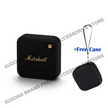 블루투스 스피커 우퍼 Marshall-오리지널 윌렌 휴대용 스피커 IP67 무선 스포츠 야외 스테레오 베이스 사운드 방수 무료 케이스, Black with box